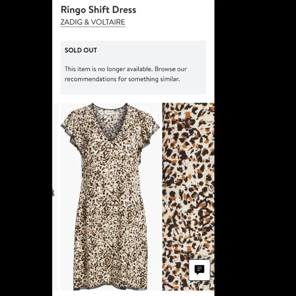 Zadig & Voltaire | Dresses | Zadig Voltaire Ringo Leopardprinted Dress |  Poshmark